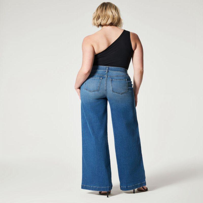 Women's Fashion Elastic Knitted Jeans - Trendha