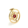 Color: Red pomegranate pendant