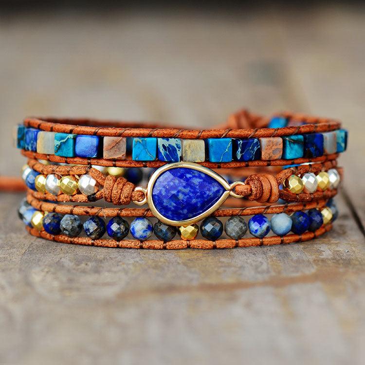 Women's Fashion Multilayer Wrap Braided Bracelet - Trendha