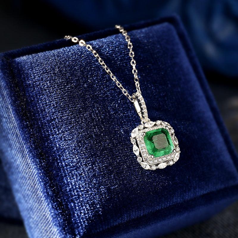 Women's Fashion Personality Emerald Necklace - Trendha