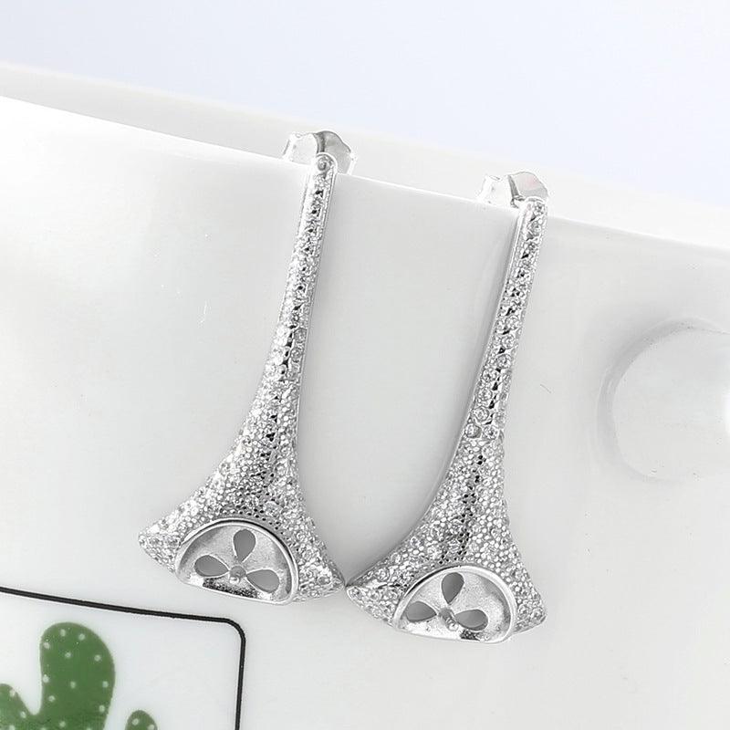 Women's Fashion Sterling Silver Natural Pearl Earrings - Trendha