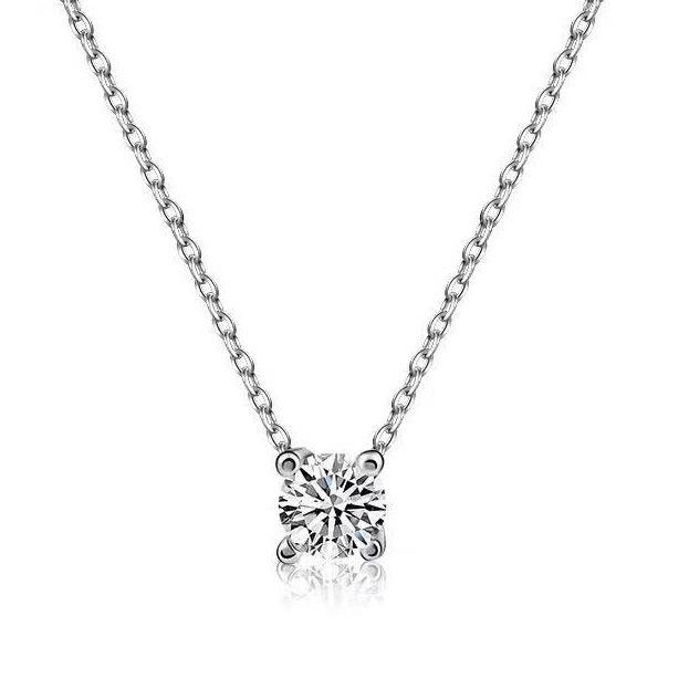 Women's Fashion Sterling Silver Necklace 12 Constellations - Trendha