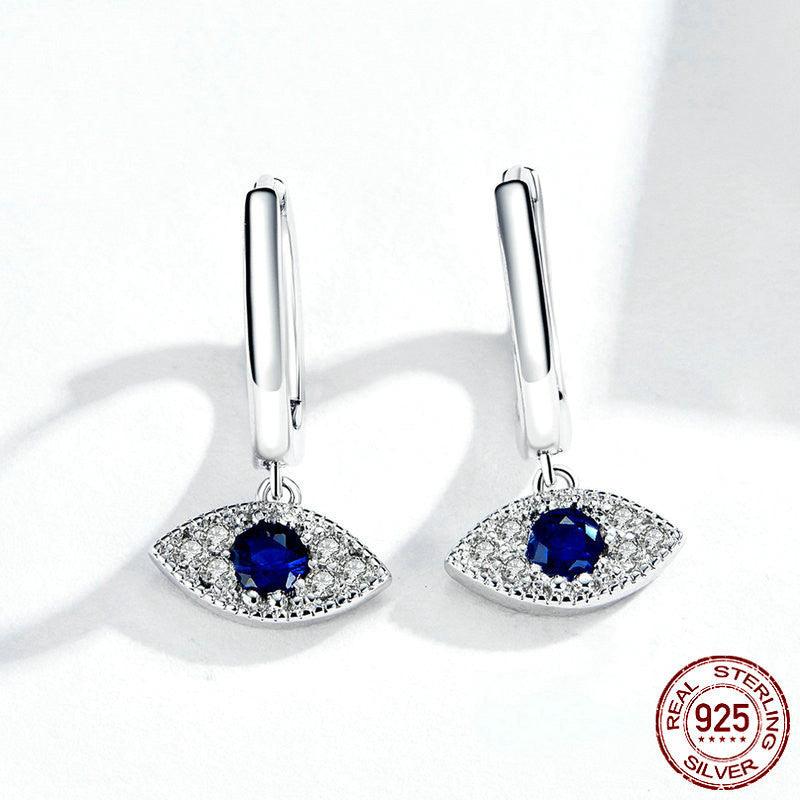 Women's Fashionable Simple Earrings In Sterling Silver - Trendha