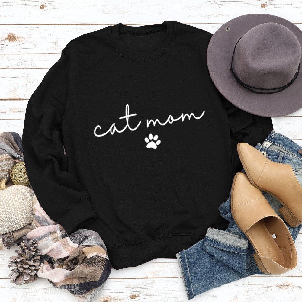 Women's Letters Casual Fashion Long Sleeved Sweater - Trendha