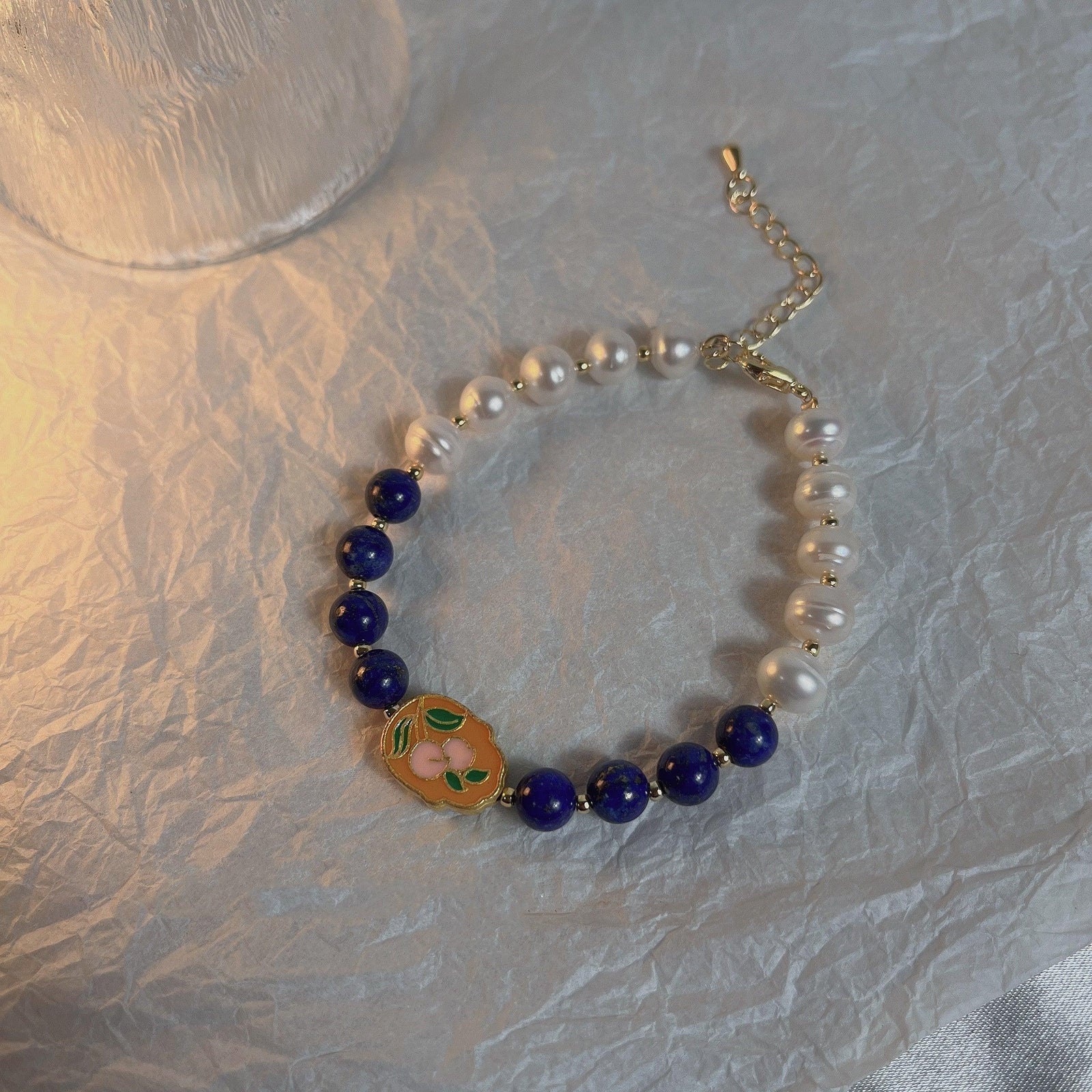 Women's Natural Crystal Pearl Bracelet - Trendha