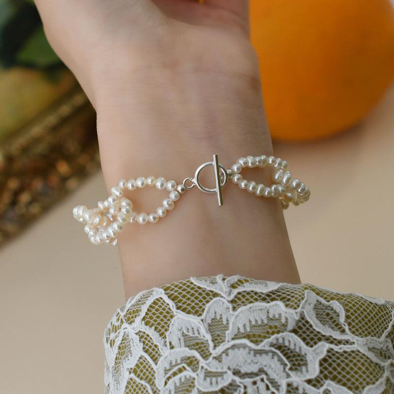 Women's Natural Freshwater Pearl Bracelet - Trendha
