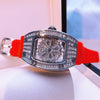 Color: White shell red belt