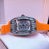 Color: White shell orange belt
