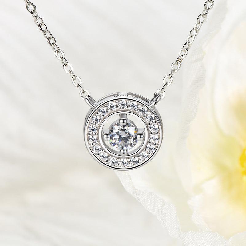 Women's Premium S925 Silver Pendant Collar Chain - Trendha