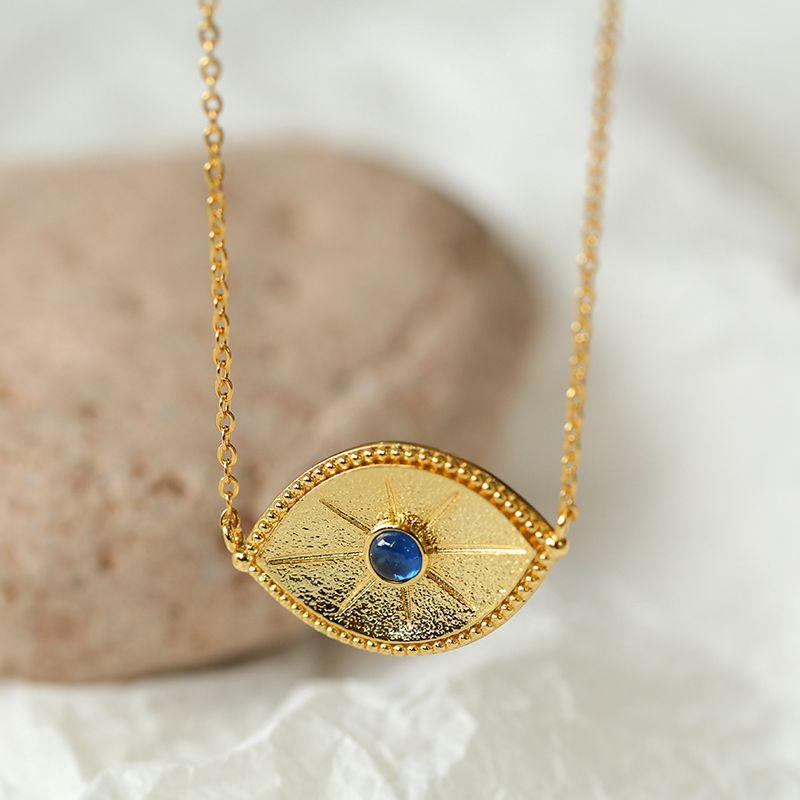Women's Temperament Fashion Guardian Eye Stacking Pendant Necklace - Trendha