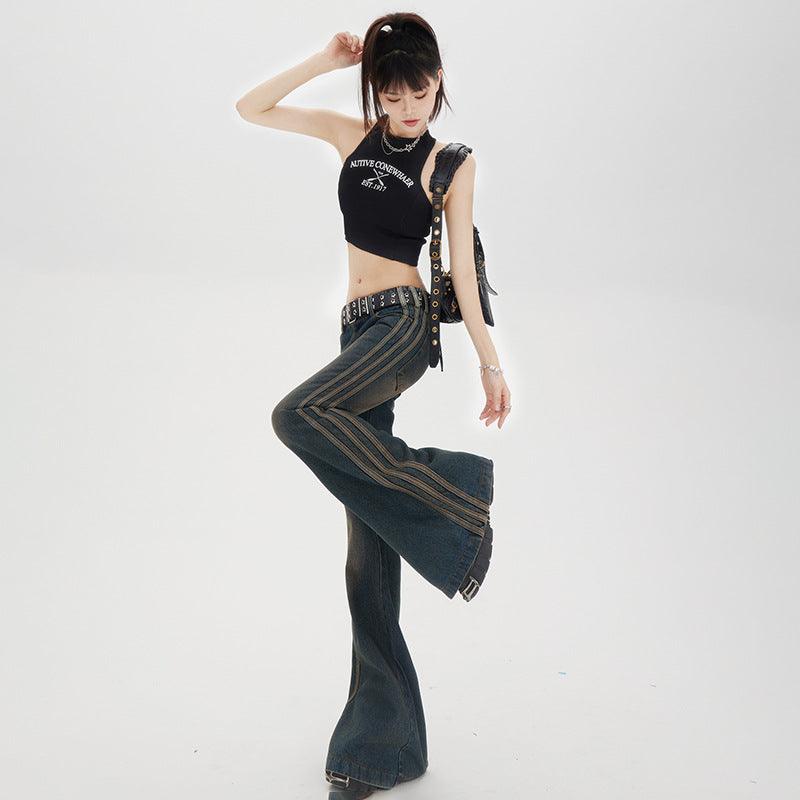 Women's Vintage Casual Sports Jeans - Trendha