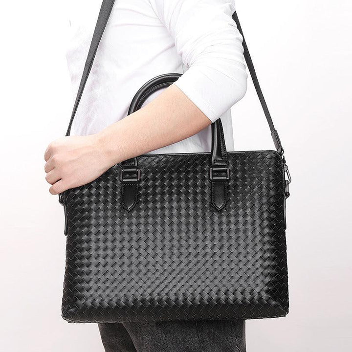 Woven Handbag Korean Fashion Men's Casual Official Document - Trendha