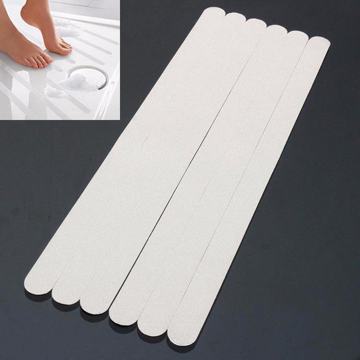 6Pcs PVC Bathroom Ceramic Tile Floor Anti Slip Stickers Bathtub Safety Tape Mat - Trendha