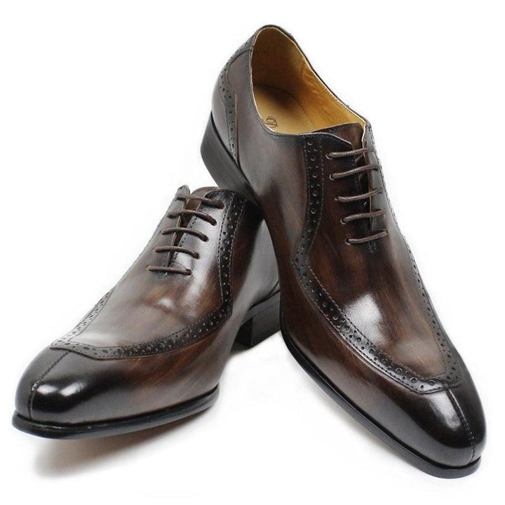 Genuine Leather Business Office Formal Wear High-end Casual Men's Leather Shoes - Trendha