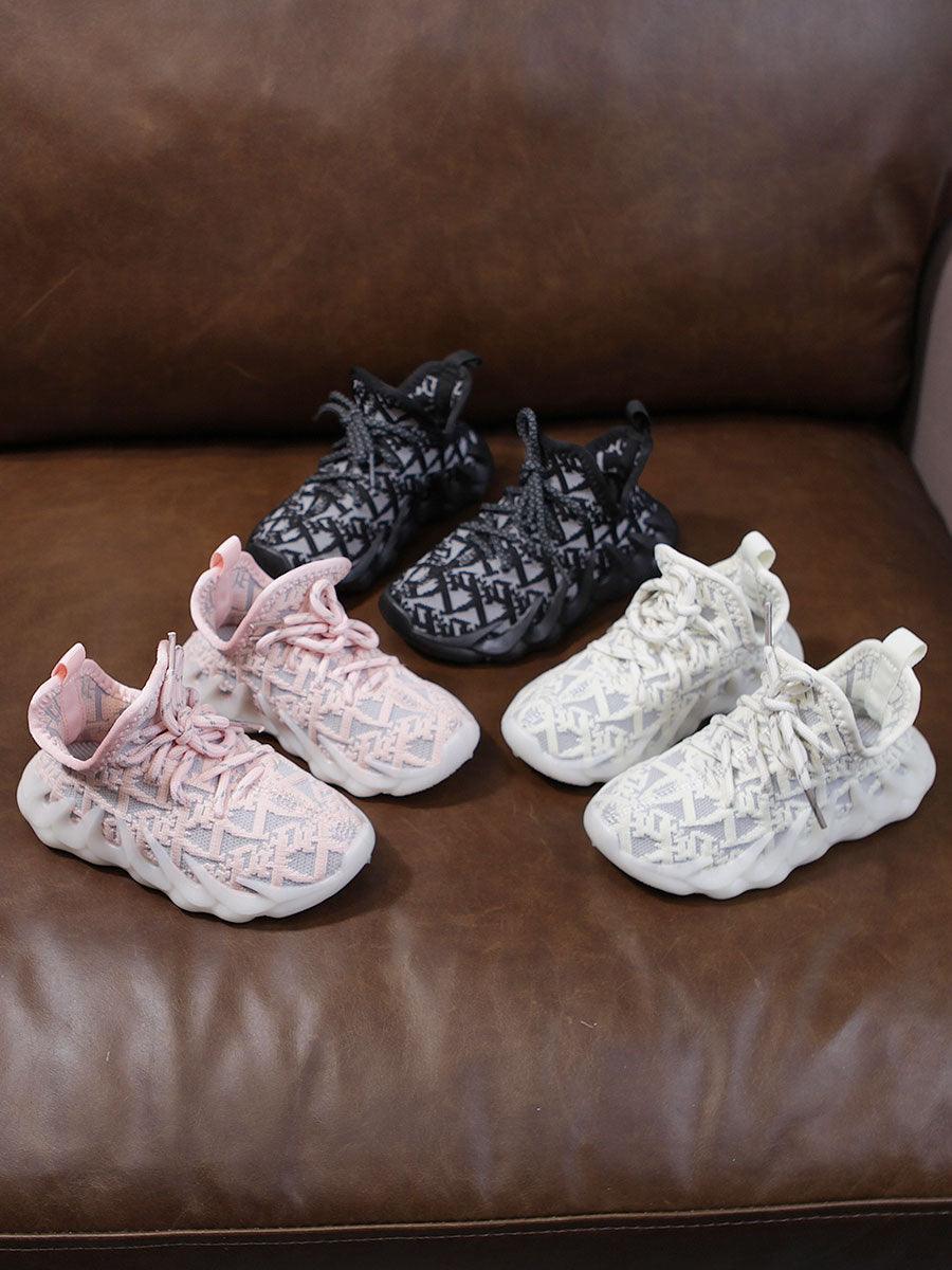Breathable Mesh Girls' Sports Shoes Baby Soft Sole Trendy Shoes - Trendha