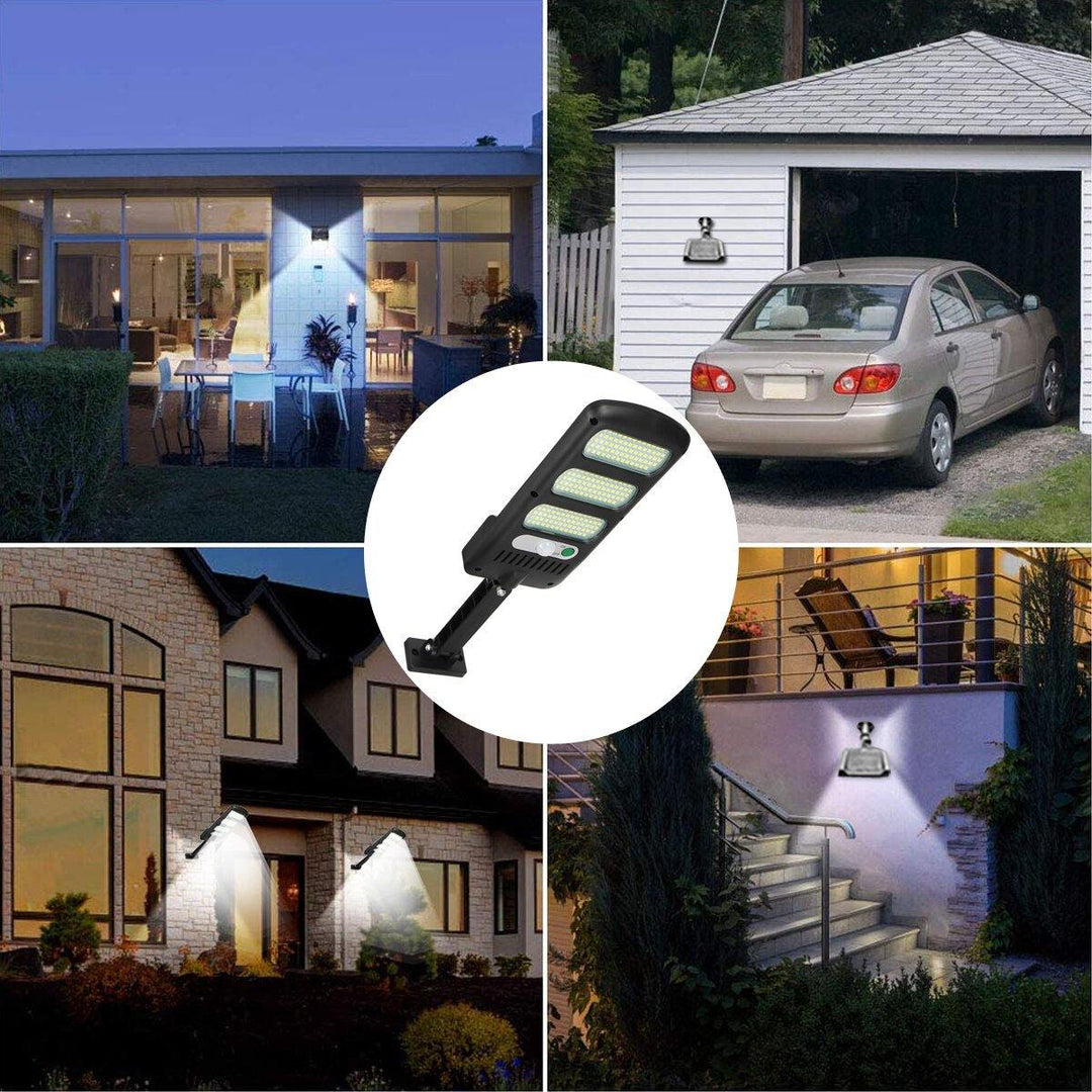 1/2/4Pcs 213 LED Solar Street Wall Light PIR Motion Sensor Dimmable Lamp Outdoor Garden - Trendha