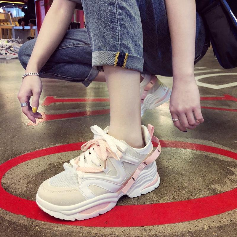 Mesh couple old shoes - Trendha