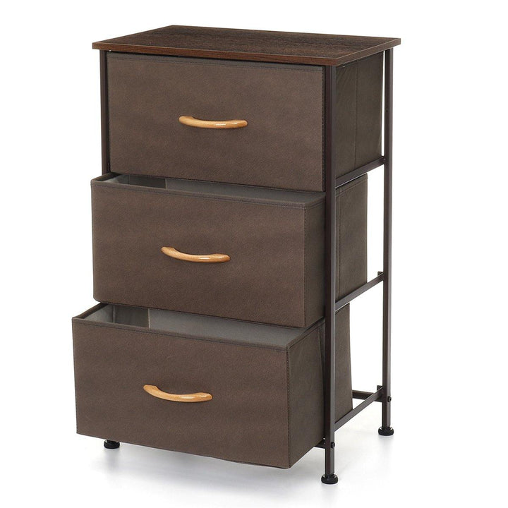 3 Drawers File CAbinets Furniture Storage Tower Unit Closet Dresser Bedside for Bedroom Office - Trendha
