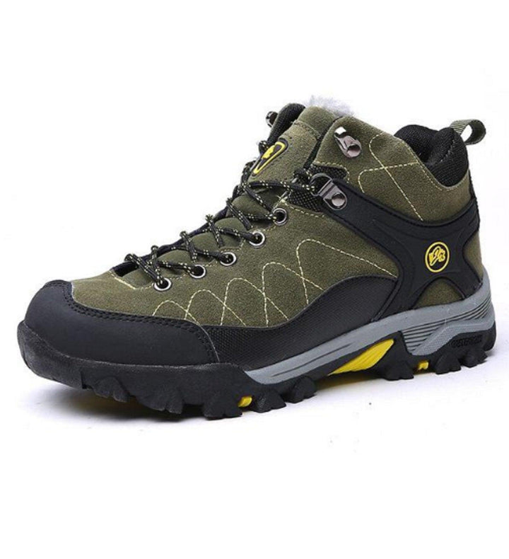 Outdoor High-top Hiking Warm Cotton Shoes - Trendha