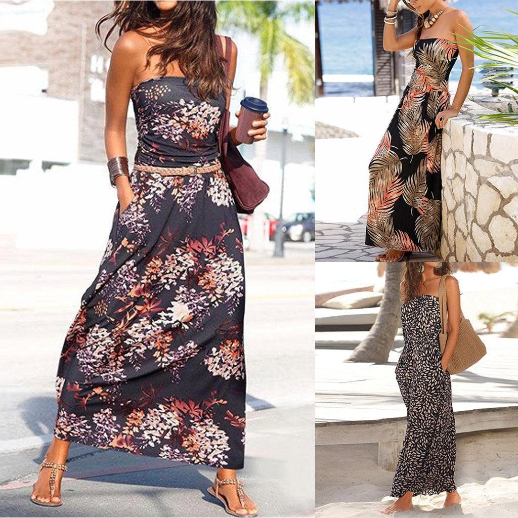 Women's off-the-shoulder multicolor dress - Trendha
