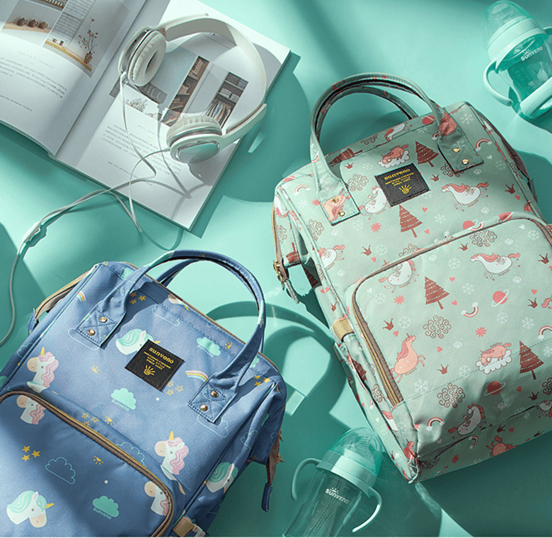 Baby Mummy Bag Multi-function Large-capacity Mummy bag Shoulder Mother Bag Out Backpack Fashion Maternal and Child Package - Trendha