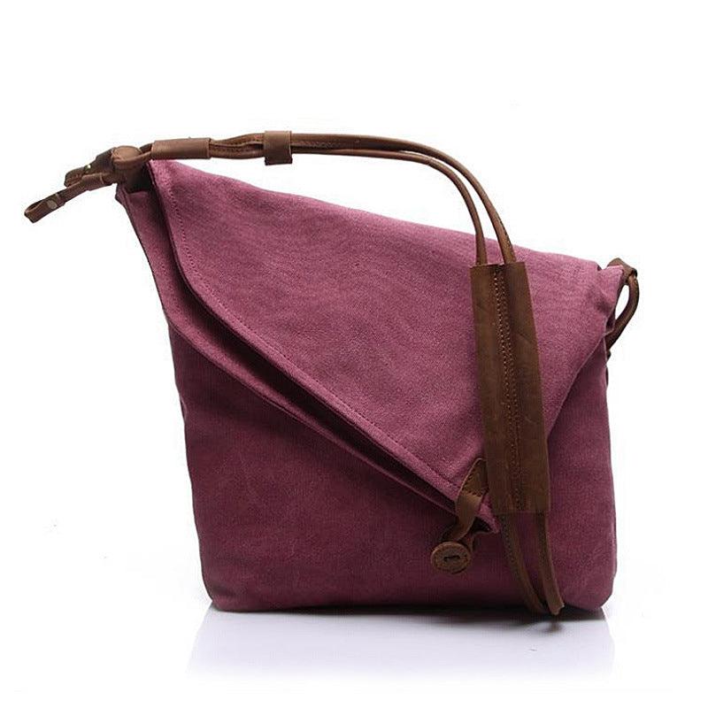 Crazy horse leather shoulder bag - Trendha