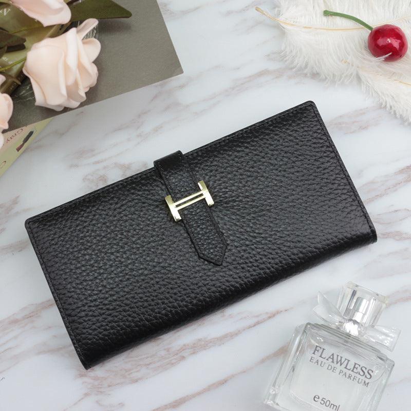 Women's Long Wallet with Convenient Drawstring Closure - Trendha