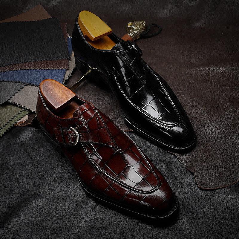 Fashion Trend Men's Low-Top Pointed Toe Shoes - Trendha