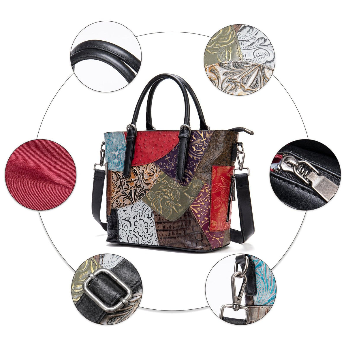 The New First Layer Cowhide Women's Bag Messenger Shoulder Bag - Trendha