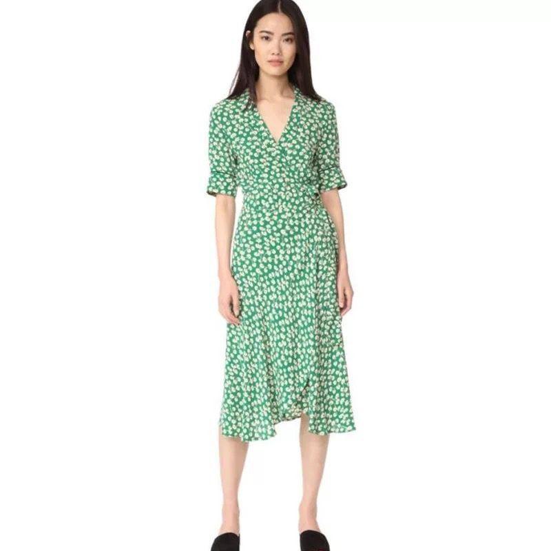 Ladies Temperament French Summer Floral Dress