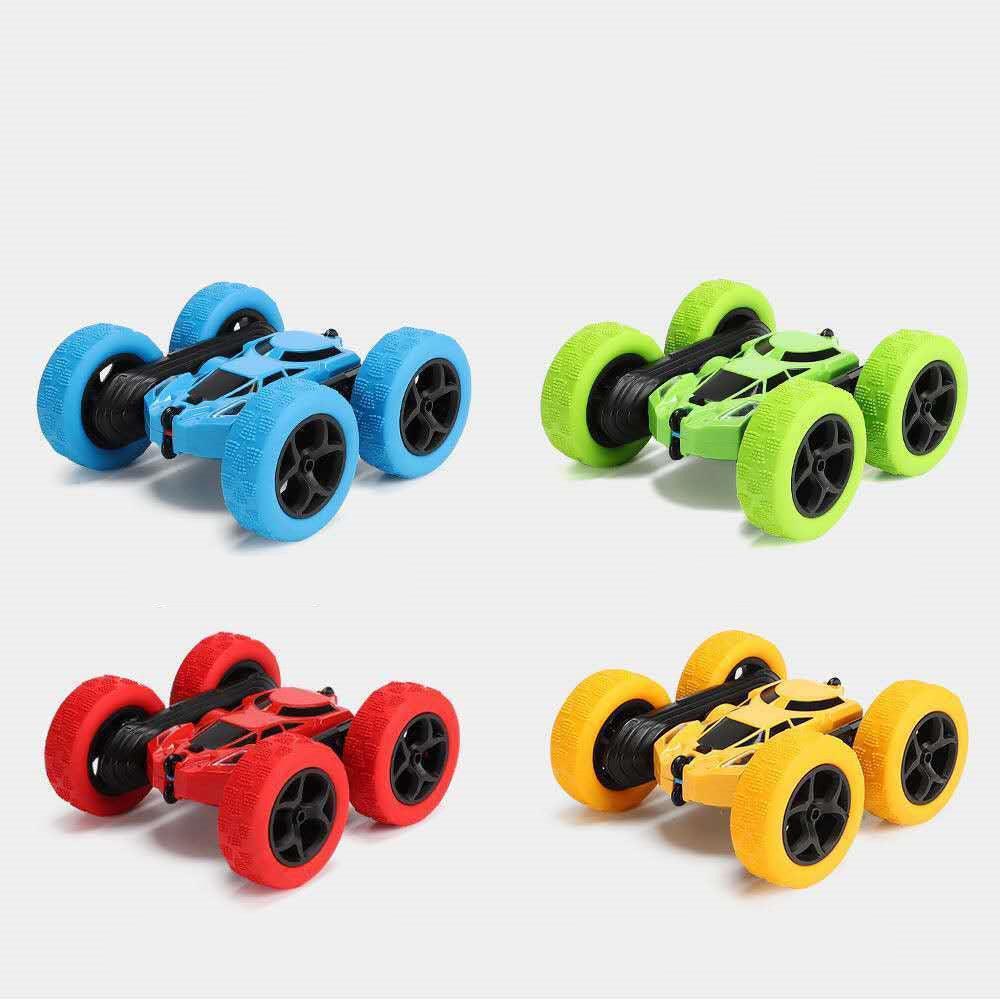 Control Off Road Double Sided 360 Degree Flip Stunt Tumbler Charging Racing Car - Trendha