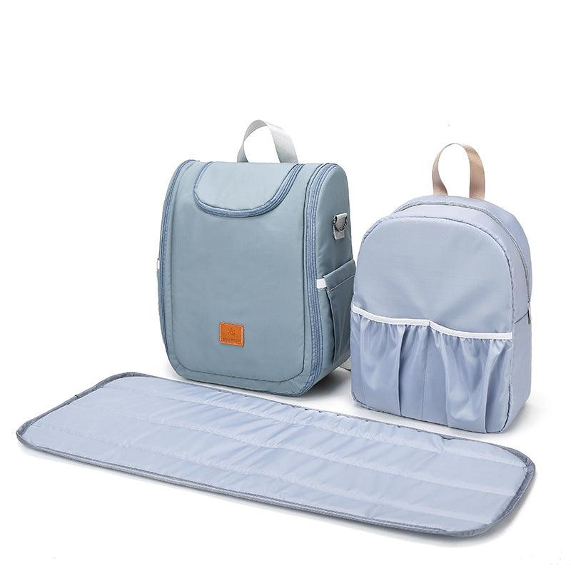 Multi-Function Baby Diaper Maternity Bag Backpack Bed Convertible To Crib Bed - Trendha