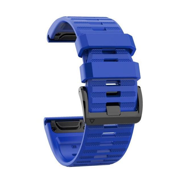 For Garmin Fenix 6X 6 Pro 3HR 5 5X Quick Fit Silicone Watch Band Strap 26MM 22MM - Trendha