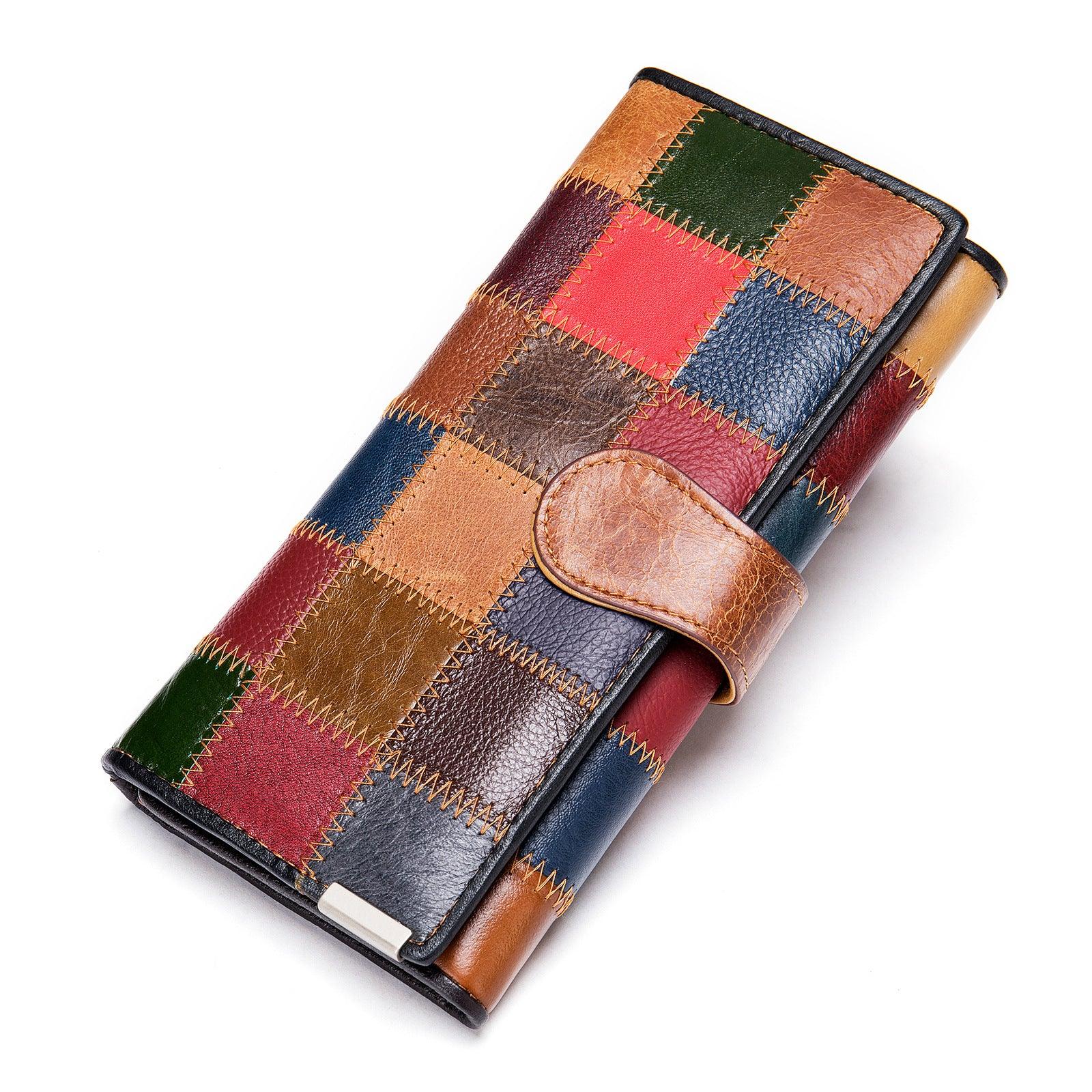 Leather Wallet Women's Large-Capacity Long Wallet - Trendha