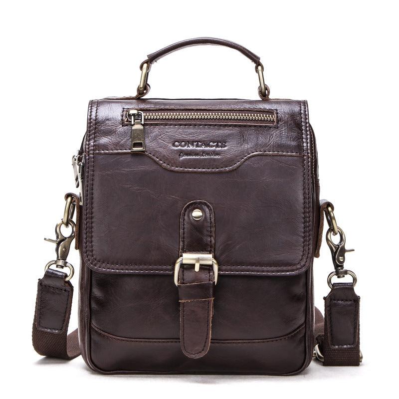 Fashion Cowhide Shoulder Bag For Men - Trendha