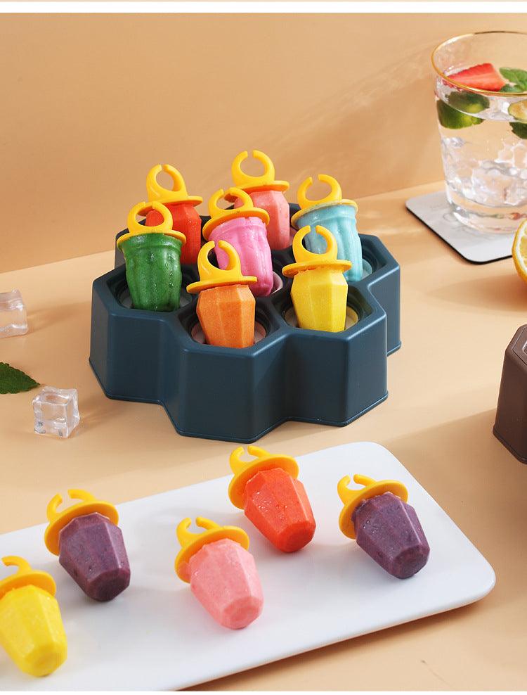 Plastic Soft Cartoon Anti-Dripping Ice Mold Easy To Take Homemade Ice Cube Mold - Trendha