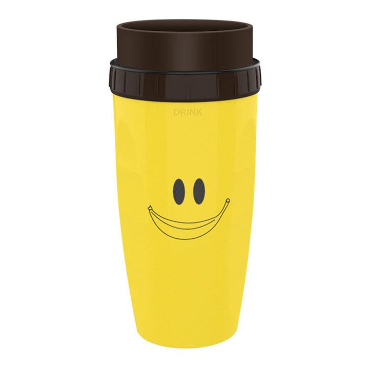 No Cover Twist Cup Travel Portable Cup Double Insulation Tumbler Straw Sippy Water Bottles Portable For Children Adults - Trendha
