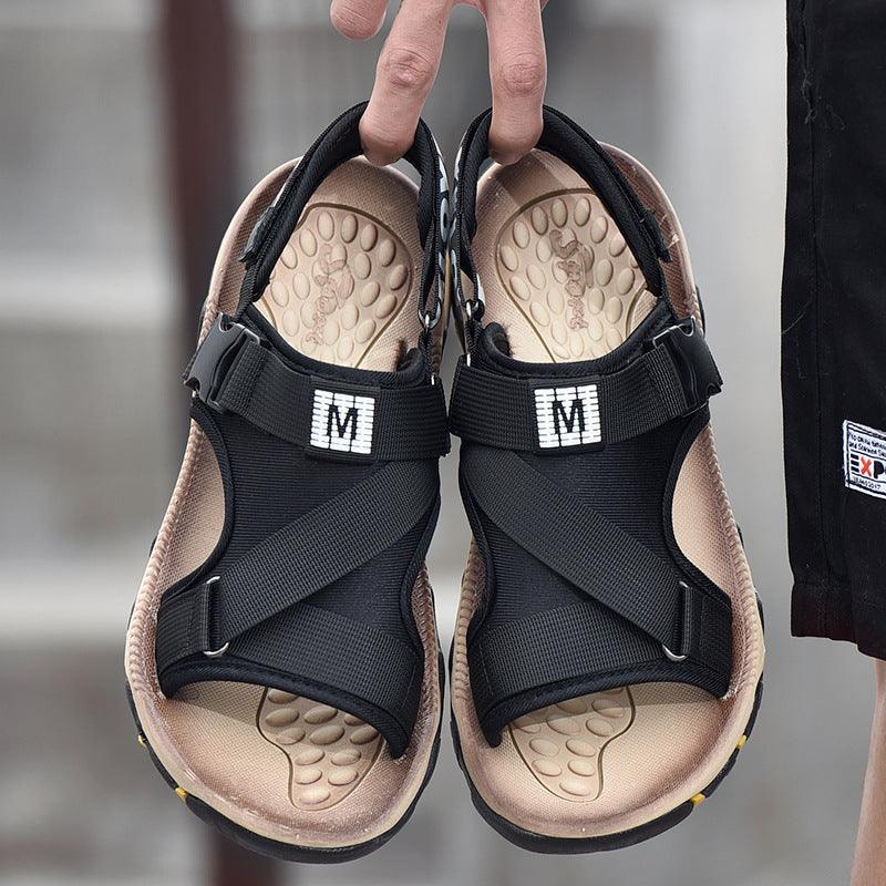 Explore the New Sandals Men's Beach Shoes | Stylish, Non-slip Dual-use Slippers - Trendha