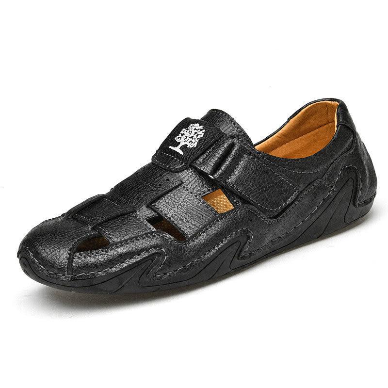 Men's Genuine Leather Sandals - Trendha
