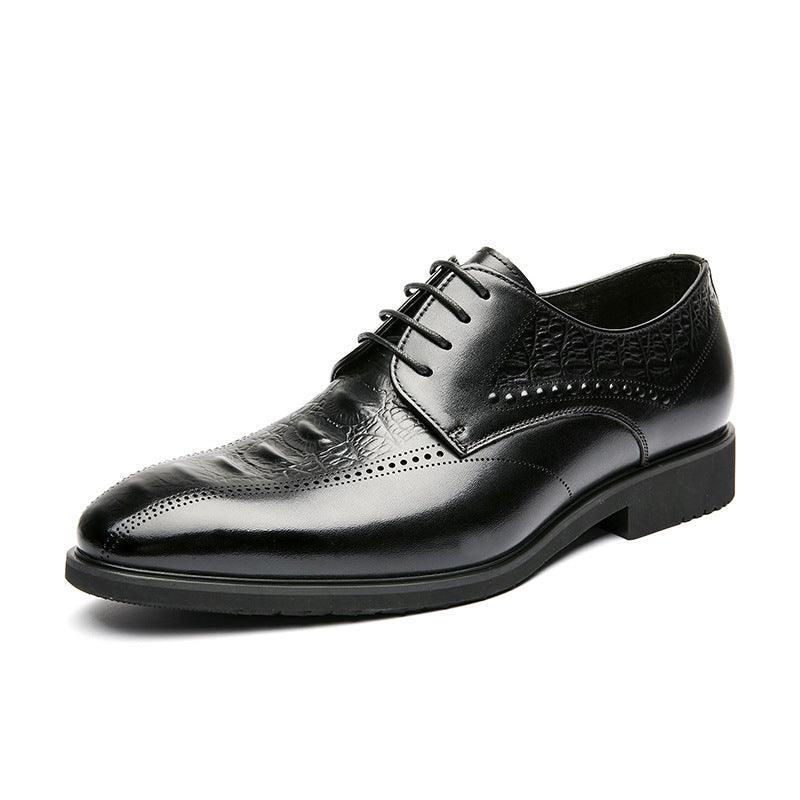 Autumn New Style Carved Hollow Business Dress Shoes Men - Trendha