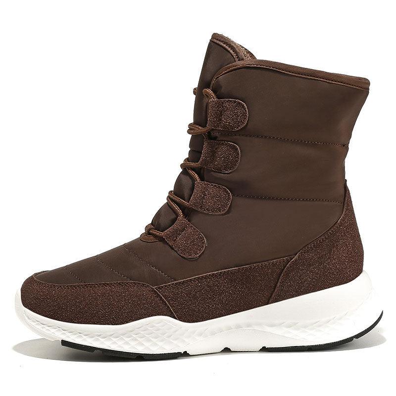 High-top plus velvet snow boots - Trendha