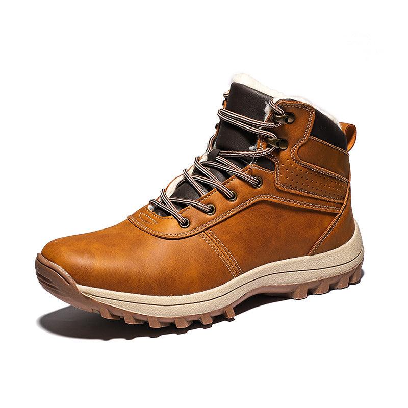 Plush thick cotton shoes - Trendha