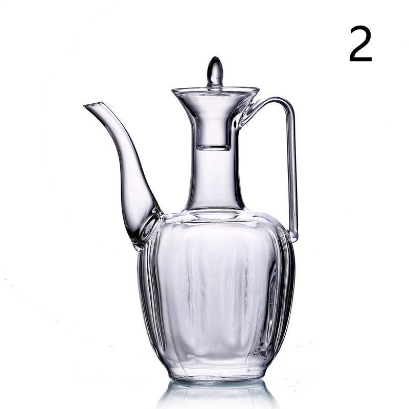Handmade High Temperature Resistant Imperial Concubine Warm Wine Glass Jug Set - Trendha