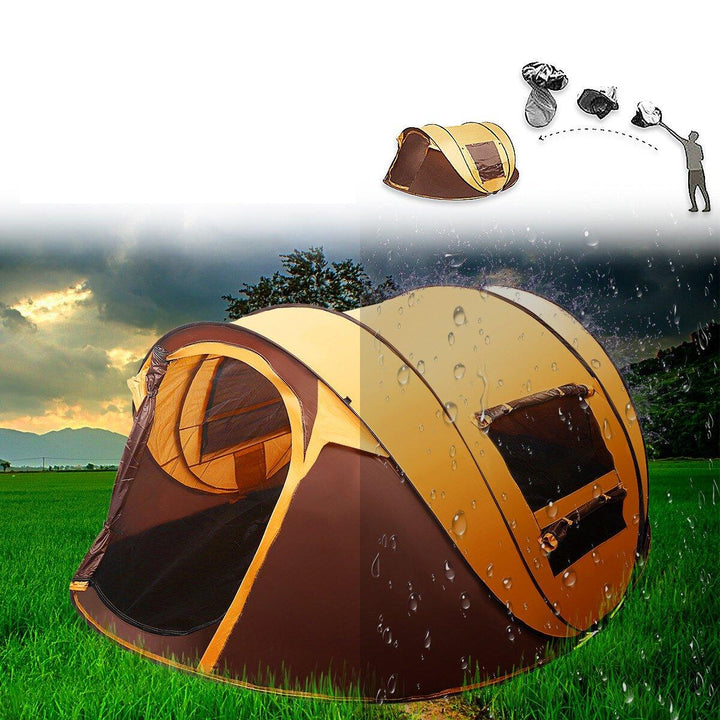 5-8 Person Automatic Camping Tent Waterproof UV Protection Sunshade Canopy Outdoor Travel Beach - Trendha