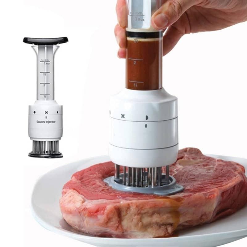 2-in-1 Meat Tenderizer and Marinade Injector - Trendha