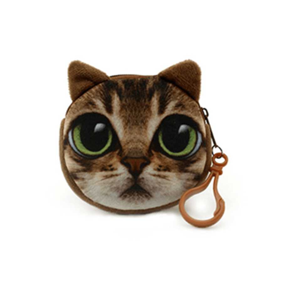 Cute Animal Cat Stuffed Plush Toy Handbag Chain Doll Toy Gift Collection - Trendha