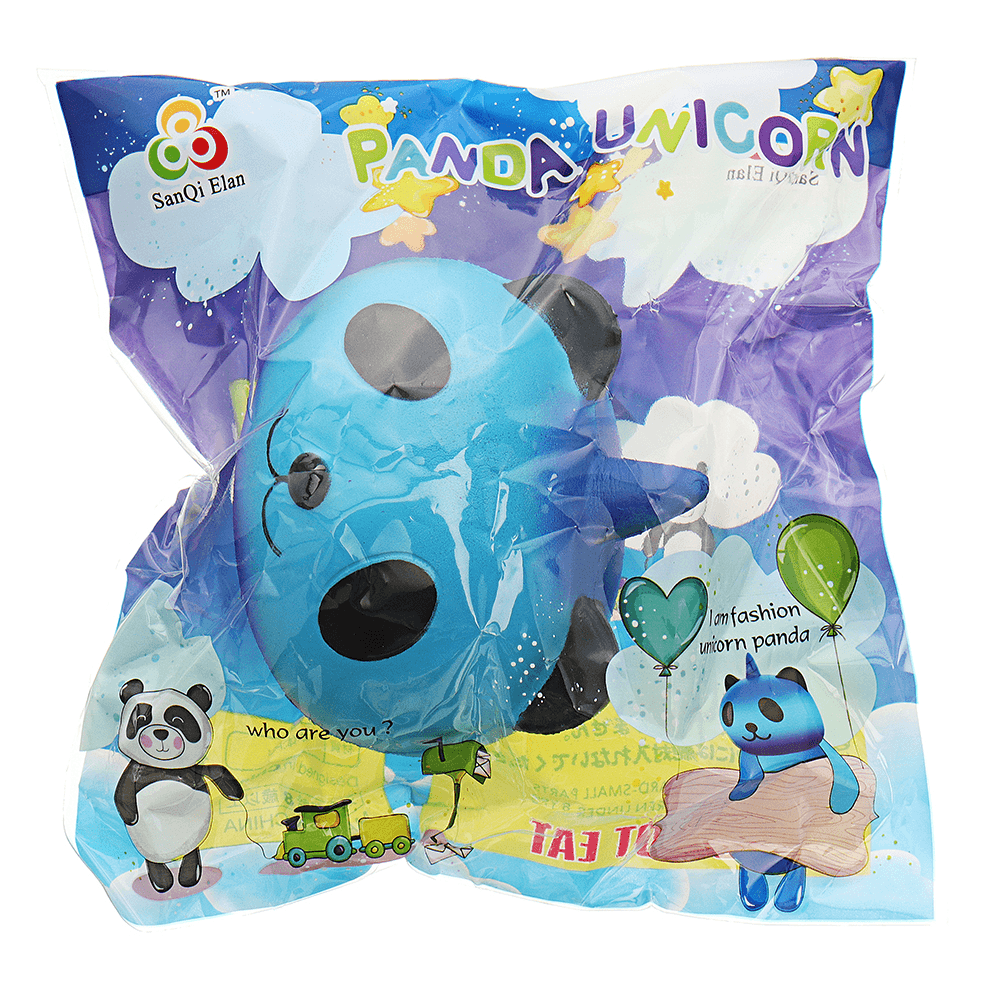 Sanqi Elan Galaxy Panda Unicorn Squishy 9.5*9*7.5Cm Slow Rising with Packaging Collection Soft Toy - Trendha