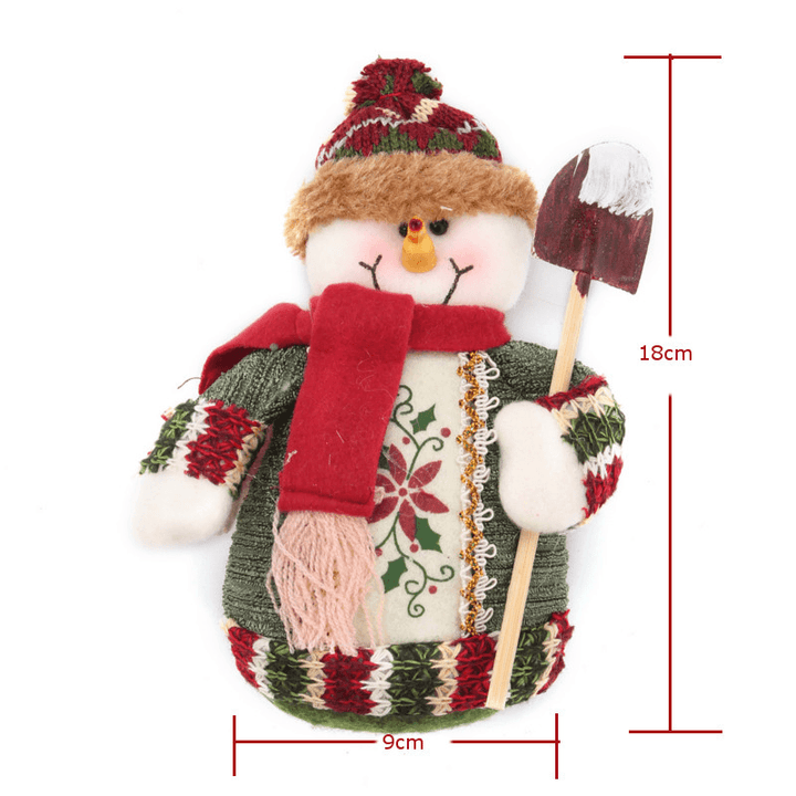 Christmas Supplies Snowman Decoration Cloth Old Man Dear Toy Doll - Trendha