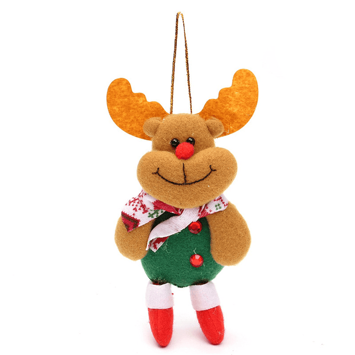 Snowman Bear Elk Ornament Christmas Classical Tree Decoration Home Decor - Trendha
