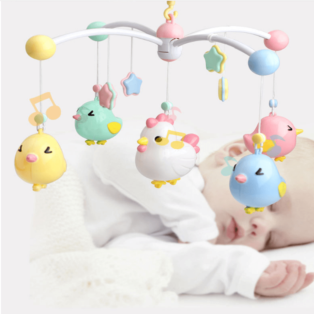 Baby Mobile Crib Bed Bell Electric Sing Song Box Cute Toys - Trendha